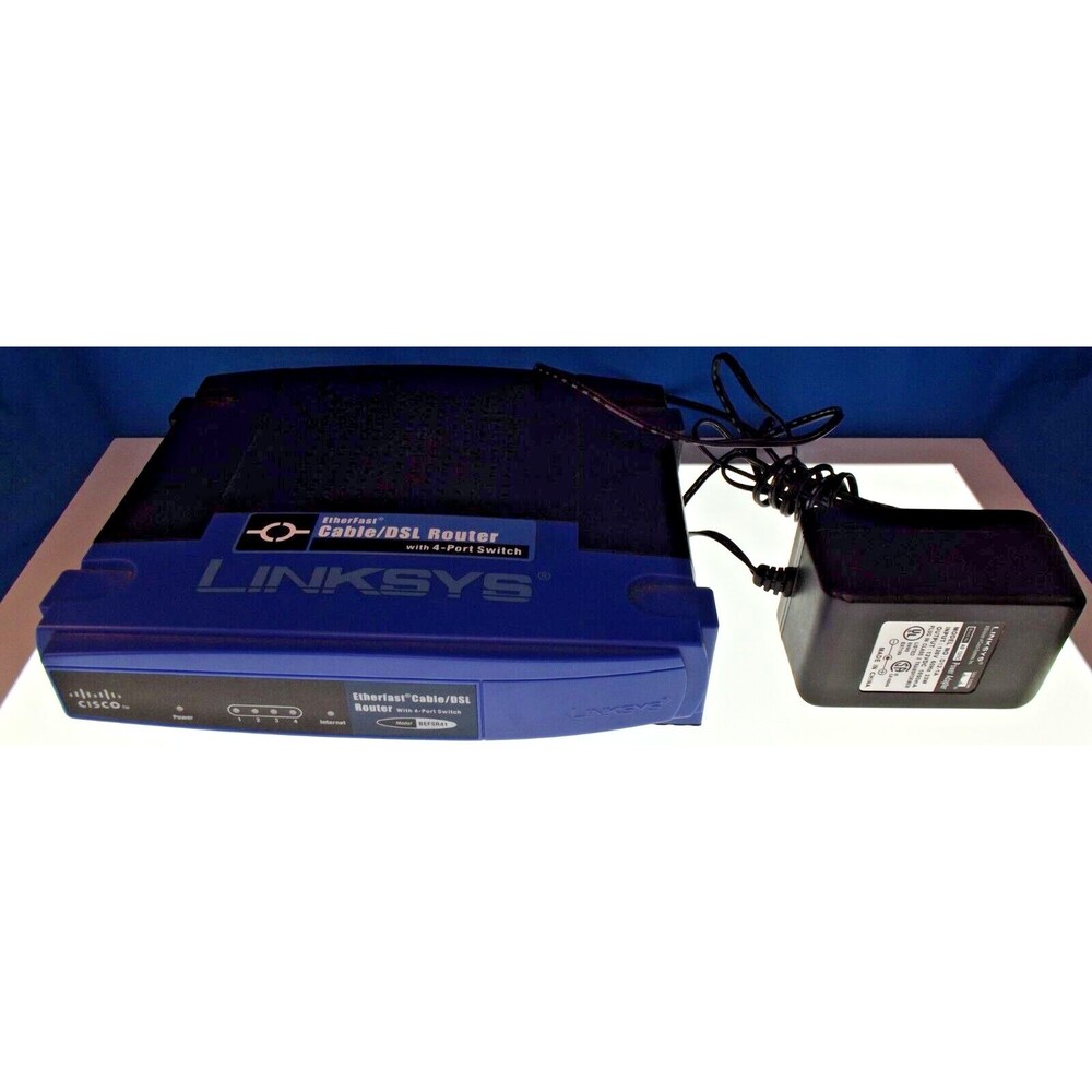 LINKSYS BEFSR41 EtherFast Cable DSL Router with 4-Port Switch